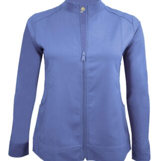 Women's Ultra Soft Front Zip Warm-Up Scrub Jacket