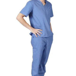 Men Scrub Set Medical Scrub Top and Pants