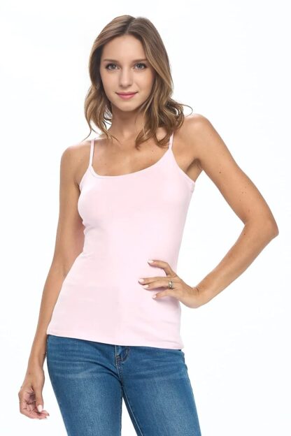 Women's Cotton Stretch Camisole with Adjustable Strap - Image 6